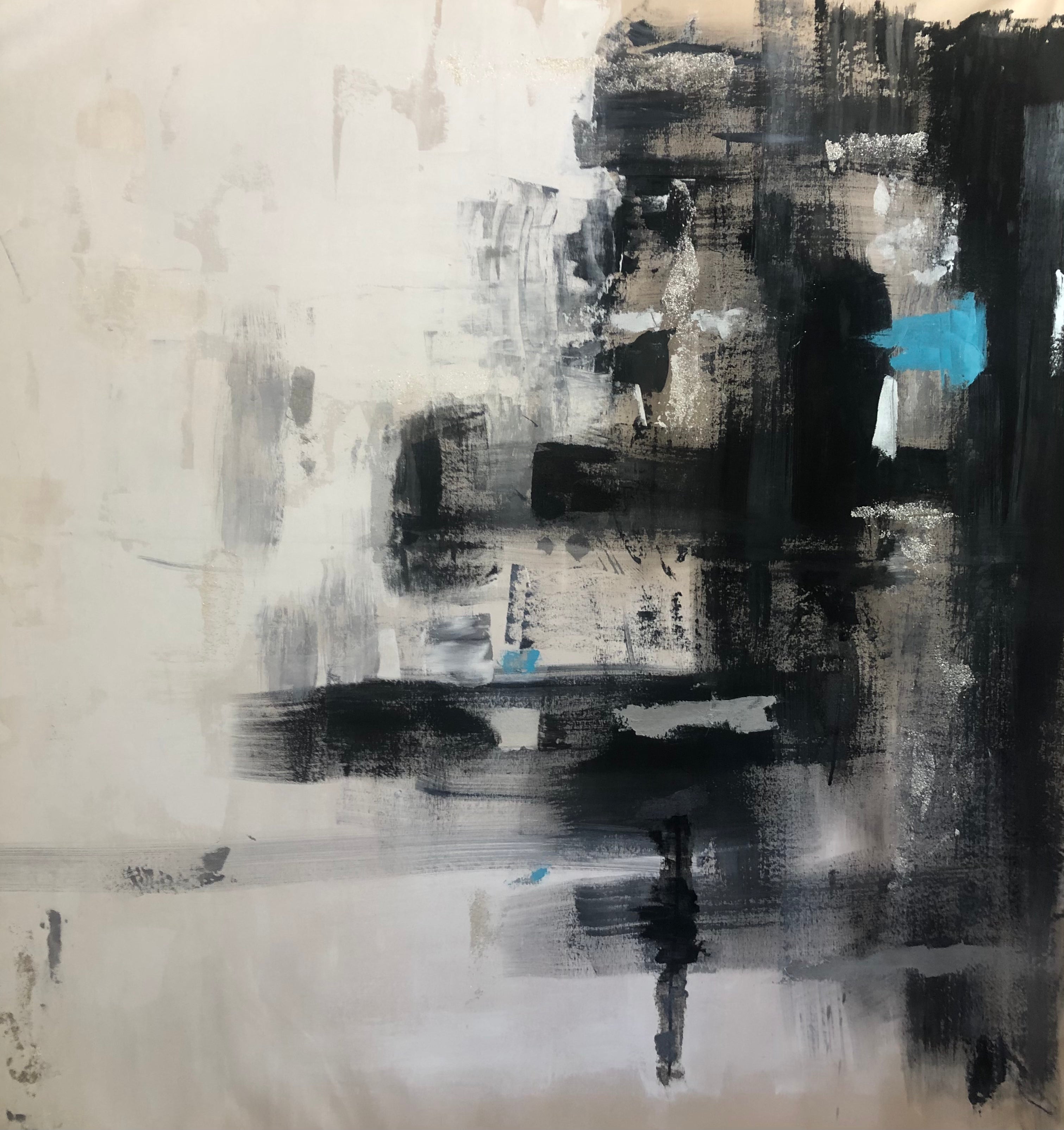 Concrete and Sky-Contemporary Abstract Art Print