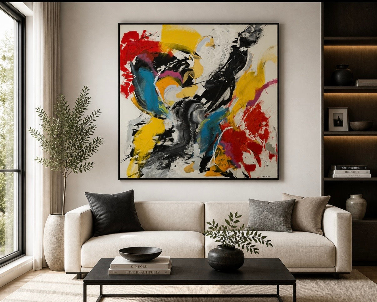 Unbound Color-Contemporary Abstract Art Print
